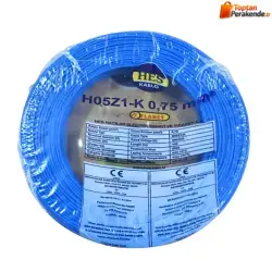 Hes Nyaf Kablo 0,75 mm² Mavi (H05z1-K) Halojen Free